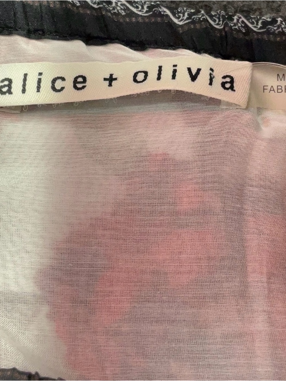 Alice + Olivia Rowen Patchwork in French Quarters Floral Tunic Dress Size Large - Picture 8 of 9